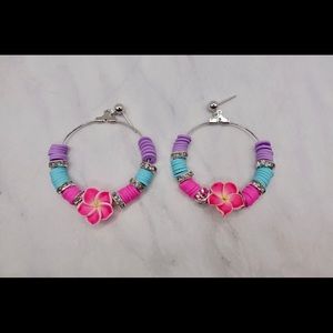 Carnival Babe Hoop Earrings